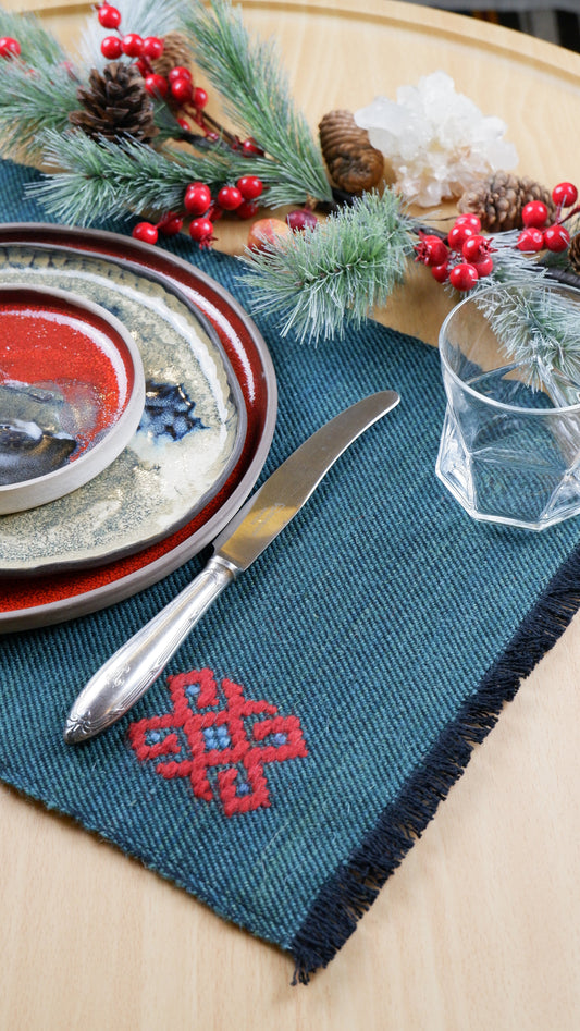 Dokuma Amerikan Servis (Motifli)