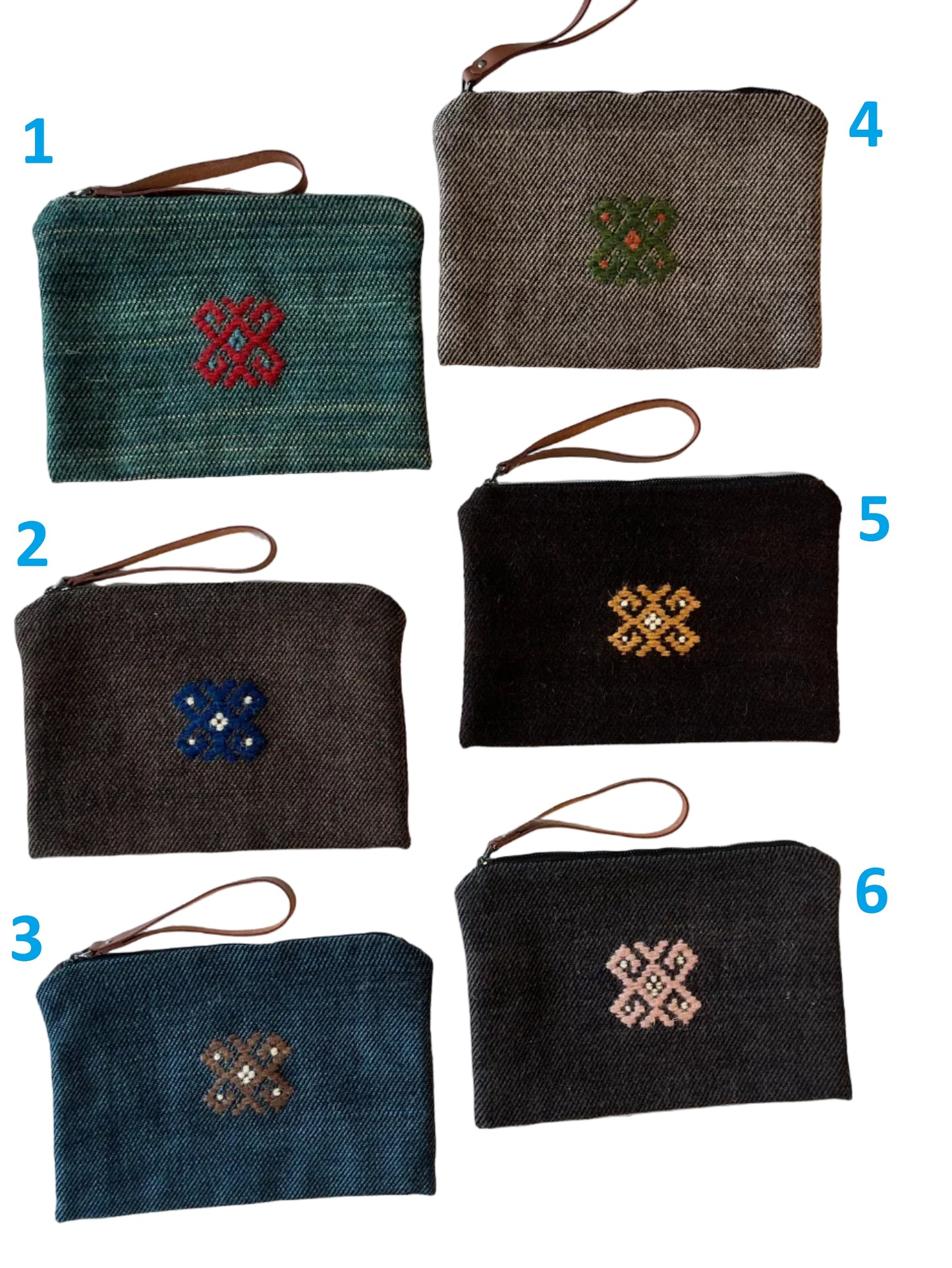 Motifli El Çantası / Portföy