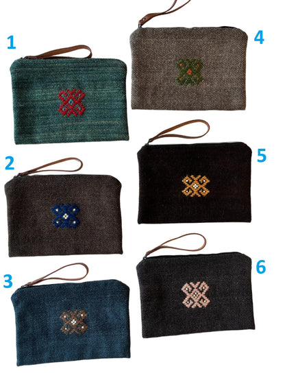 Motifli El Çantası / Portföy